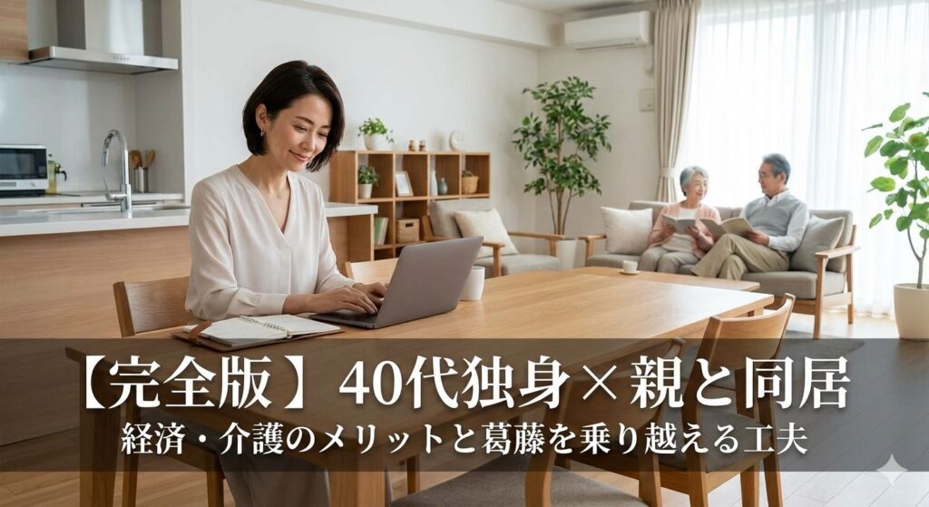 ４０代独身　親と同居について考える