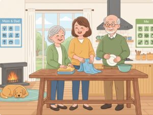 親と同居 家事分担 のコツ