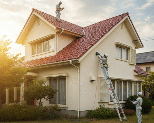 築20年戸建ての屋根と外壁